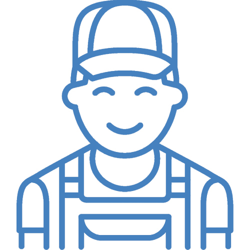 Icon construction worker